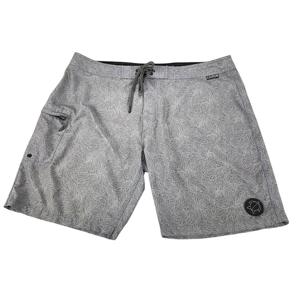 Laird PERFORMO Board Shorts Mens Size 36 Gray Surfing Swim‎ Trunk